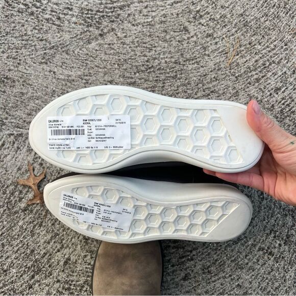 Vince Adora Napa Leather Shearling Sneaker Boots size 6 Brown NWT - Picture 3 of 7